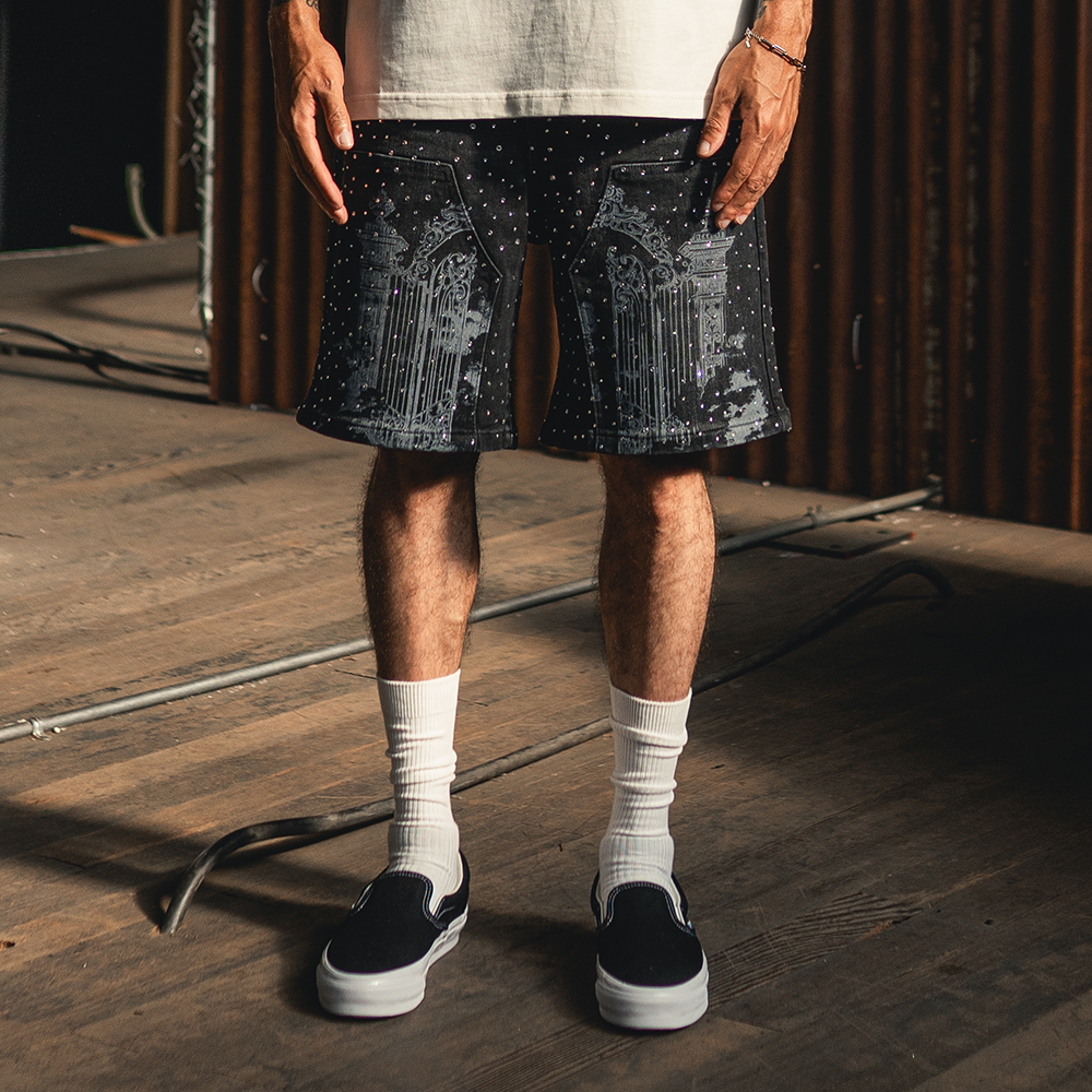 Kingdom Jorts (Black Wash)